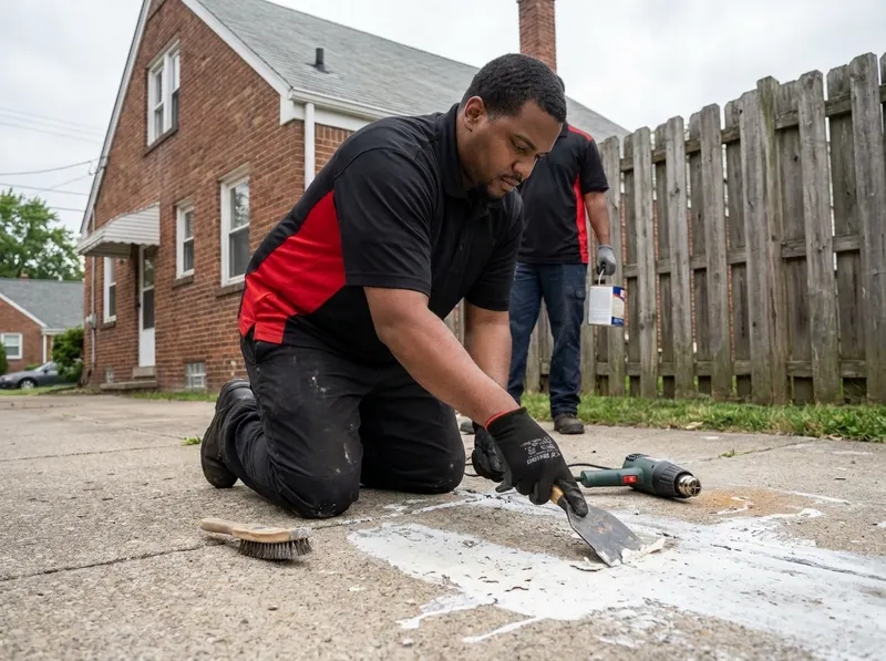 Latex Paint & Solidified Coating Removal in Cleveland, OH