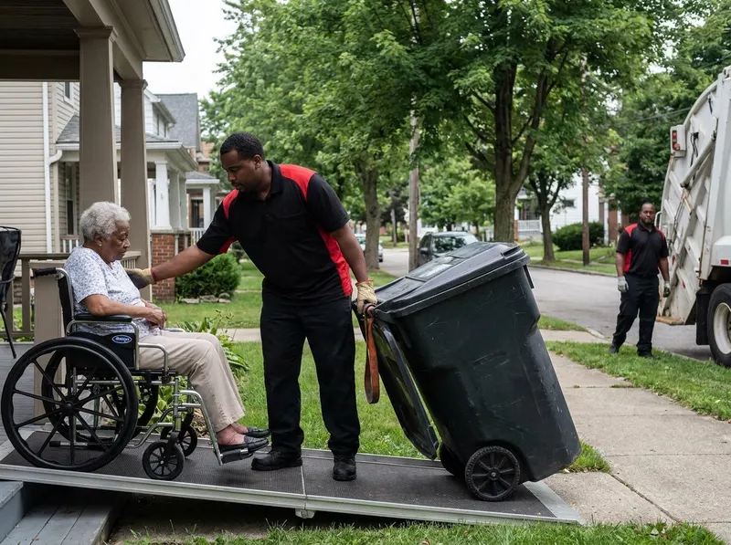 Physical Disability Set-Out & Assisted Collection in Cleveland, OH